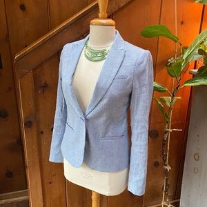 Banana Republic Linen Cotton Classic Blazer